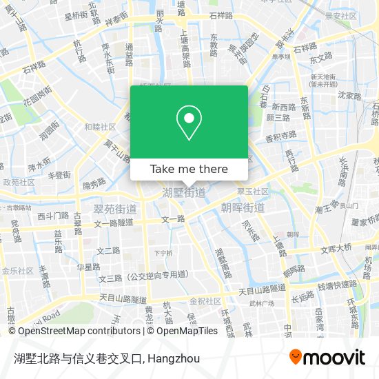 湖墅北路与信义巷交叉口 map