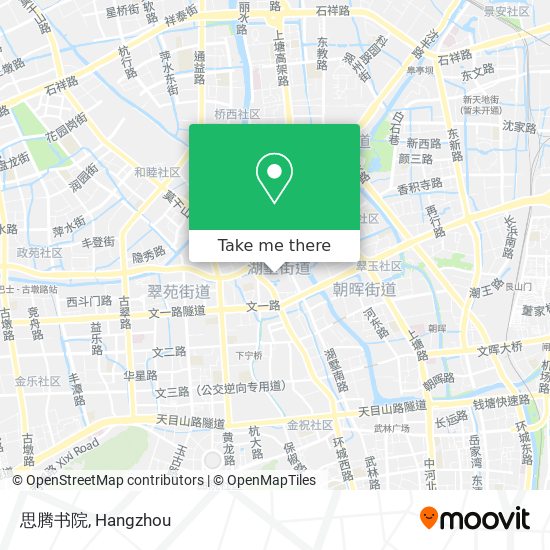思腾书院 map