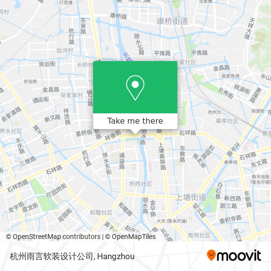 杭州雨言软装设计公司 map