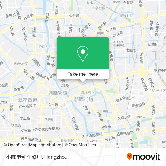 小陈电动车修理 map