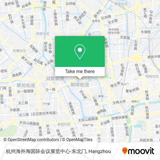 杭州海外海国际会议展览中心-东北门 map