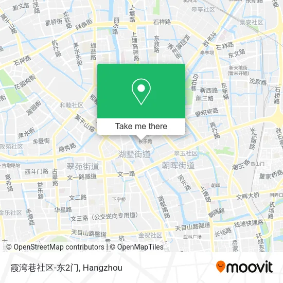 霞湾巷社区-东2门 map