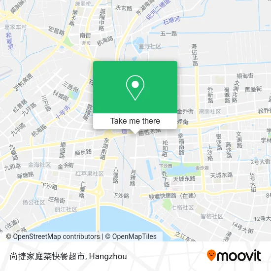 尚捷家庭菜快餐超市 map
