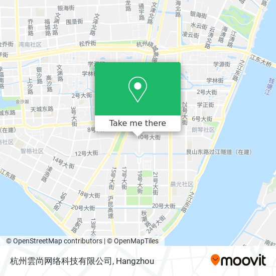杭州雲尚网络科技有限公司 map