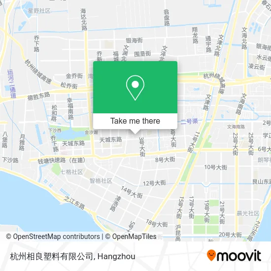 杭州相良塑料有限公司 map