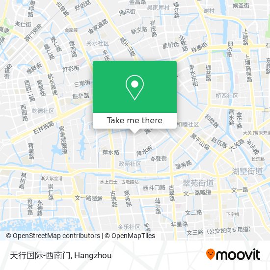 天行国际-西南门 map