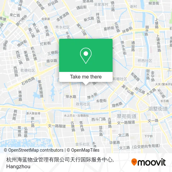杭州海蓝物业管理有限公司天行国际服务中心 map