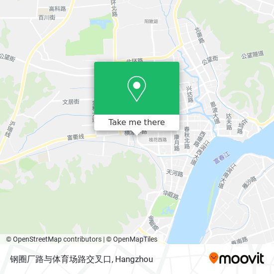 钢圈厂路与体育场路交叉口 map