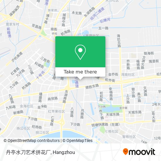 丹亭水刀艺术拼花厂 map