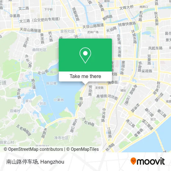 南山路停车场 map