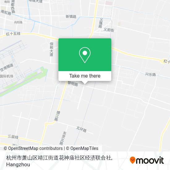 杭州市萧山区靖江街道花神庙社区经济联合社 map