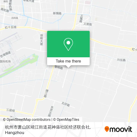 杭州市萧山区靖江街道花神庙社区经济联合社 map