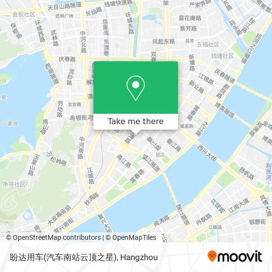 盼达用车(汽车南站云顶之星) map