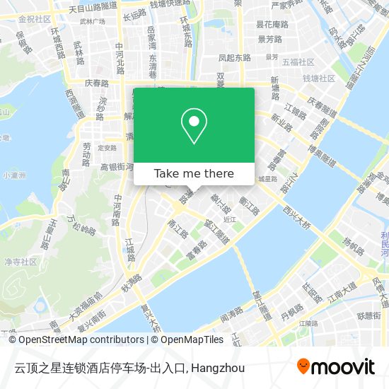 云顶之星连锁酒店停车场-出入口 map