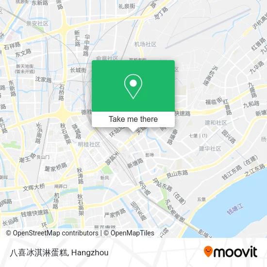 八喜冰淇淋蛋糕 map