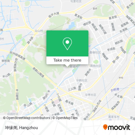 坤缘阁 map