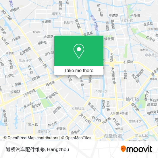通桥汽车配件维修 map