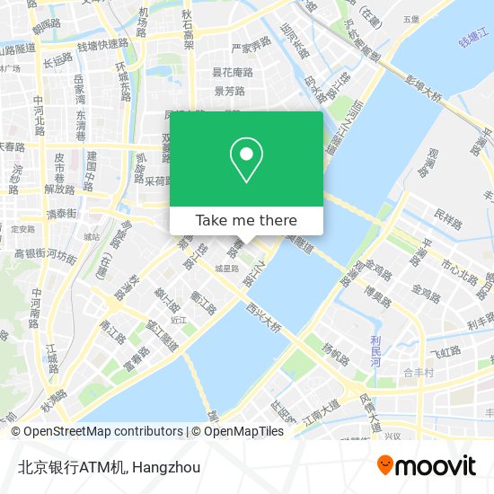 北京银行ATM机 map