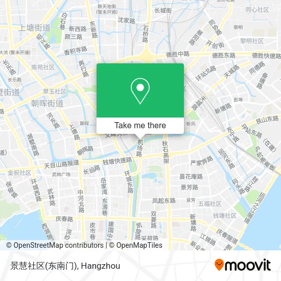 景慧社区(东南门) map