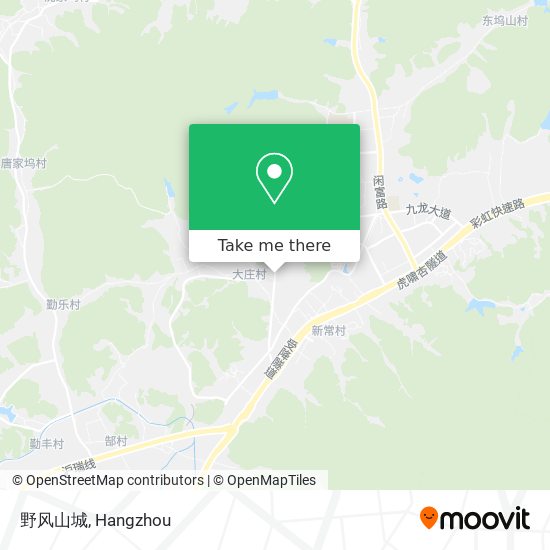 野风山城 map