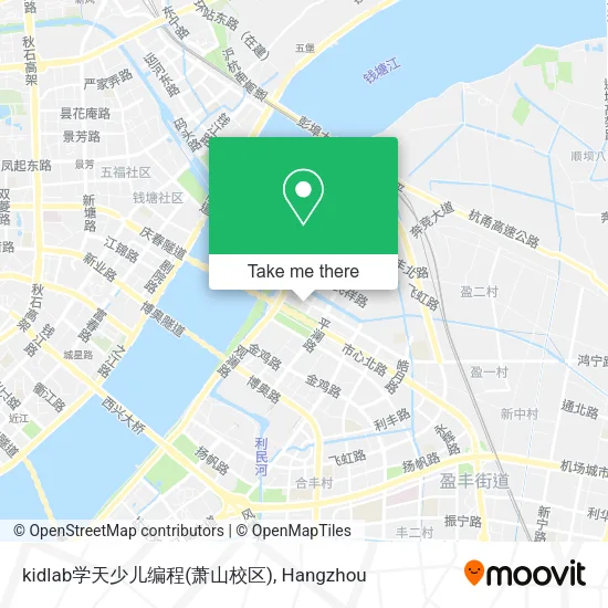 kidlab学天少儿编程(萧山校区) map