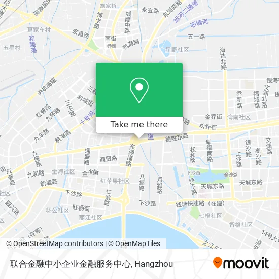 联合金融中小企业金融服务中心 map