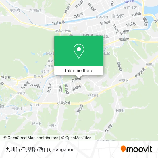 九州街/飞翠路(路口) map