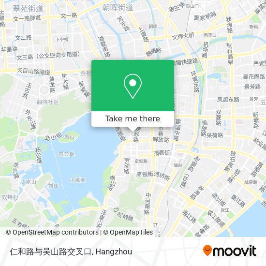 仁和路与吴山路交叉口 map