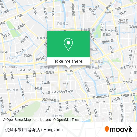 优鲜水果(白荡海店) map