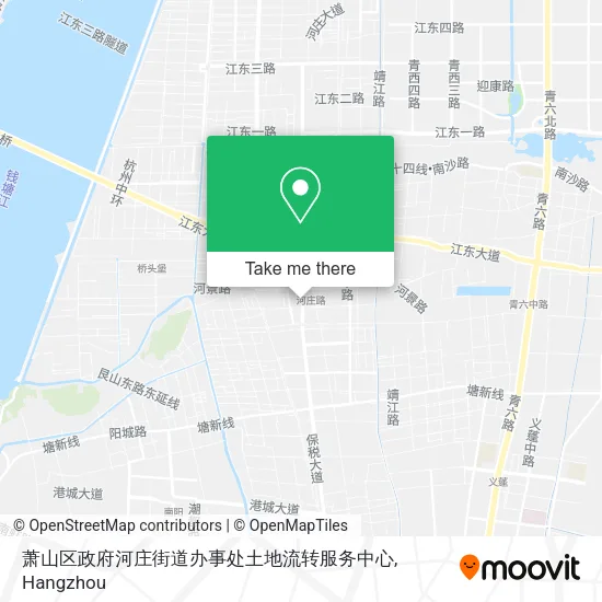 萧山区政府河庄街道办事处土地流转服务中心 map