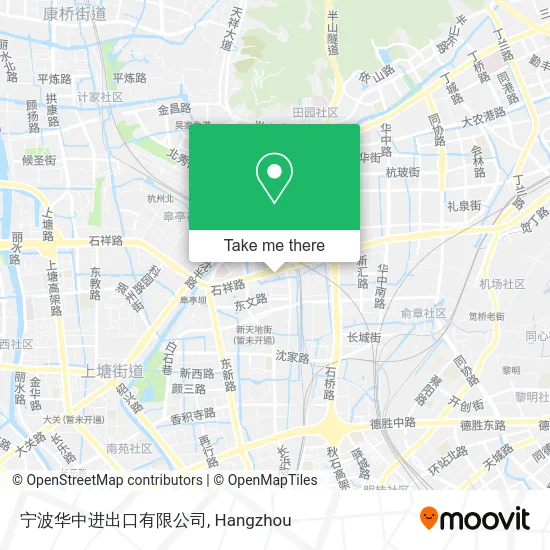 宁波华中进出口有限公司 map
