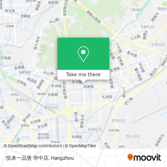 悦来一品煲 华中店 map