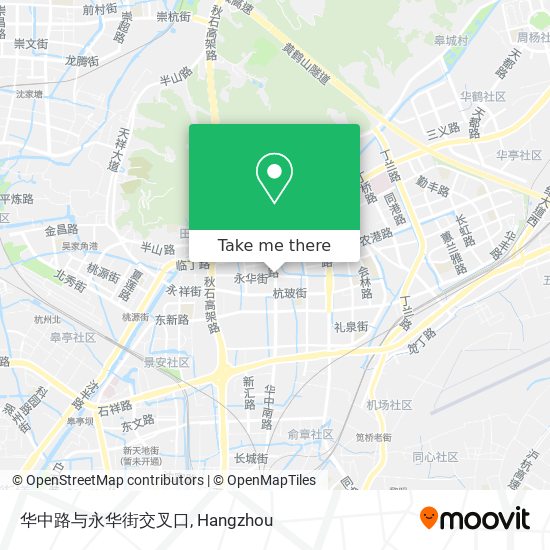 华中路与永华街交叉口 map