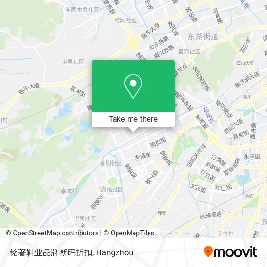 铭著鞋业品牌断码折扣 map