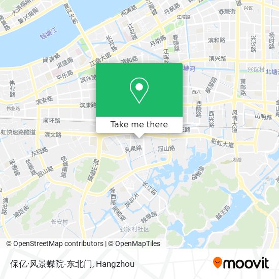 保亿·风景蝶院-东北门 map