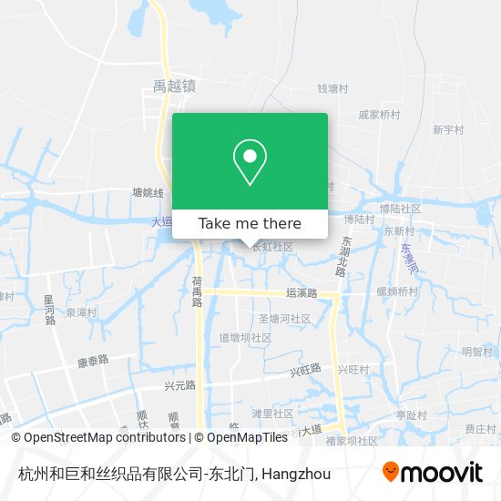 杭州和巨和丝织品有限公司-东北门 map