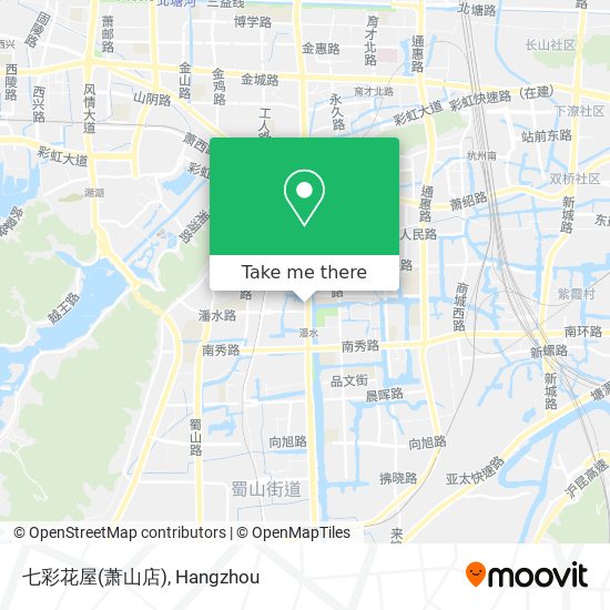 七彩花屋(萧山店) map