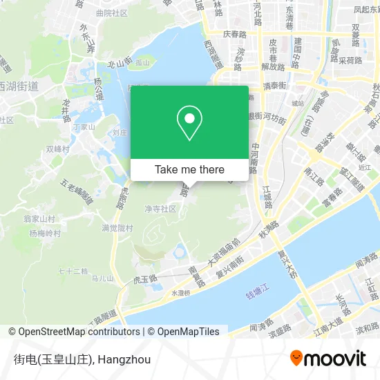 街电(玉皇山庄) map