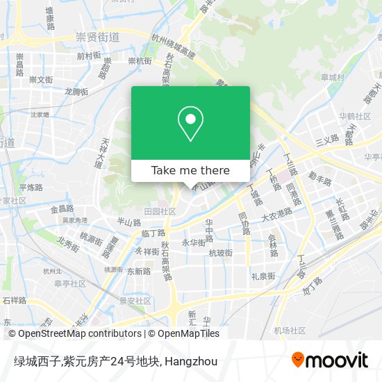绿城西子,紫元房产24号地块 map