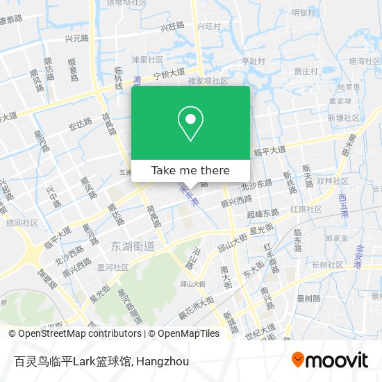 百灵鸟临平Lark篮球馆 map