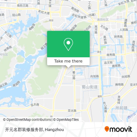 开元名郡装修服务部 map