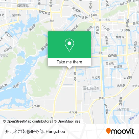 开元名郡装修服务部 map