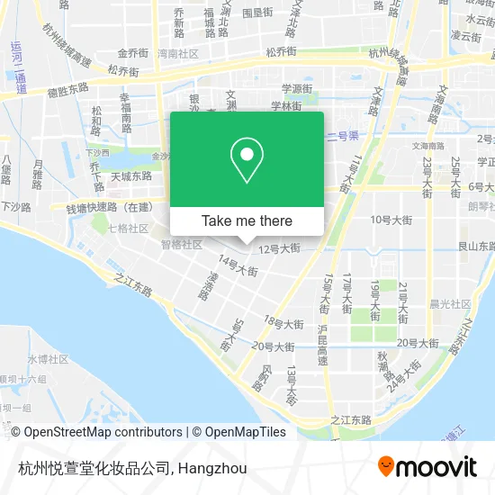 杭州悦萱堂化妆品公司 map