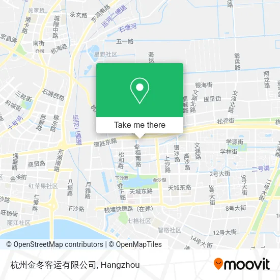 杭州金冬客运有限公司 map
