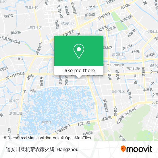 随安川菜杭帮农家火锅 map