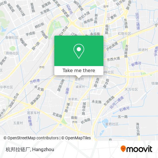 杭邦拉链厂 map