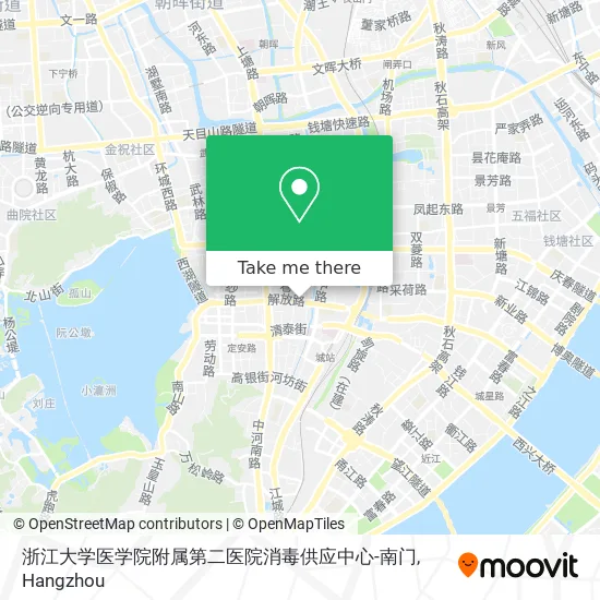 浙江大学医学院附属第二医院消毒供应中心-南门 map
