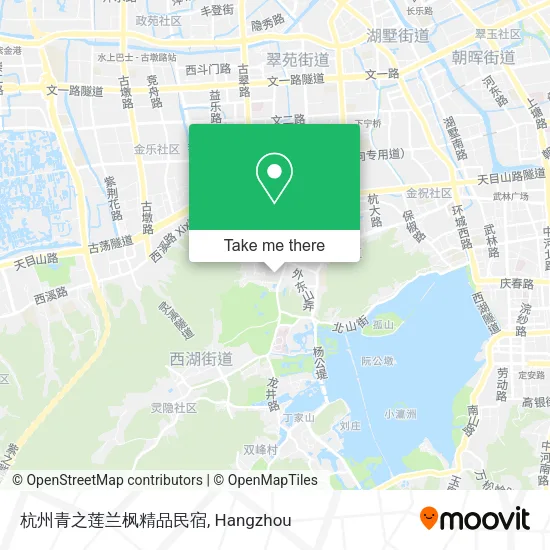 杭州青之莲兰枫精品民宿 map