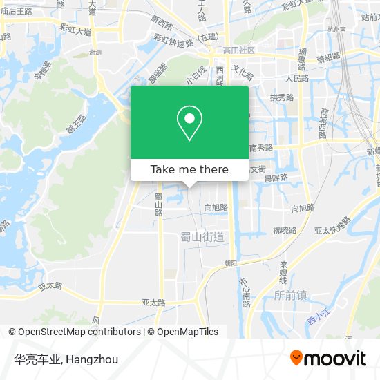 华亮车业 map