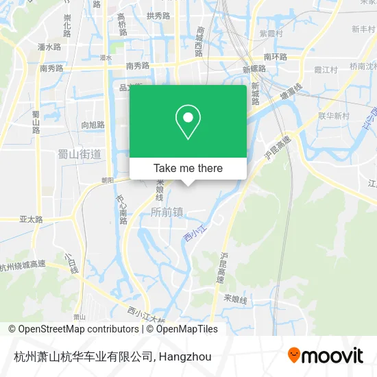 杭州萧山杭华车业有限公司 map